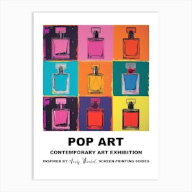 Perfume Bottle Pop Art 3 Art Print