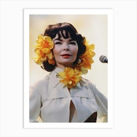 Björk Retro Collage Movies Art Print