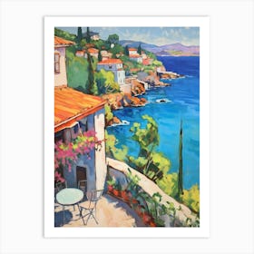 Antalya Turkey 4 Fauvist Painting Art Print