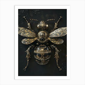 Bee Sculpture Art Print