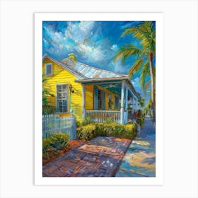 Key West House 1 Art Print