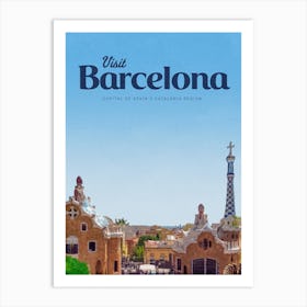 Barcelona Art Print