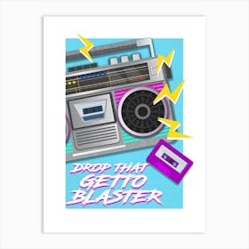 Getto Blaster Art Print