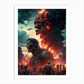 Zombie Apocalypse Art Print