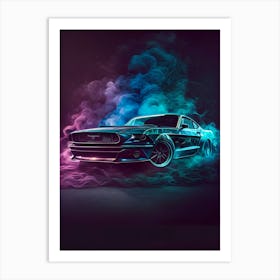 Mustang Wallpaper 3 Art Print