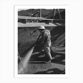 Construction Work, Shasta Dam, Shasta County, California By Russell Lee Art Print