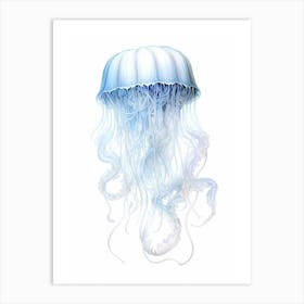 Irukandji Jellyfish Drawing 3 Art Print