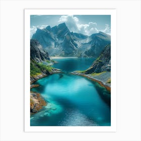 Fjords Of Norway 1 Art Print