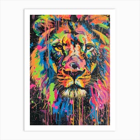 Lion Canvas Art Art Print