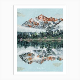 Mount Reflection Art Print