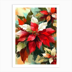 Poinsettia Art Print