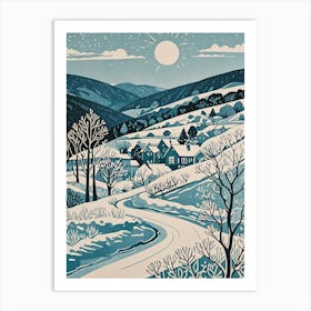 Winter's Day no1 Art Print