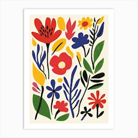 Flowers In The Garden 5 Art Print