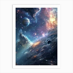 Nebula Star Art Print