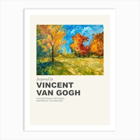 Museum Poster Inspired By Vincent Van Gogh 9 Art Print