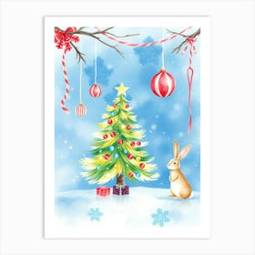 Christmas Card Art Print