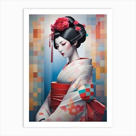 Geisha 51 Art Print