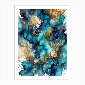 Abstract Watercolor Painting Art Print