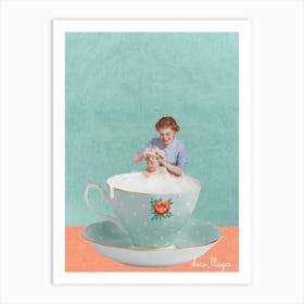 Le bain Art Print