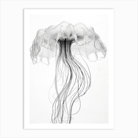 Portuguese Man Of War Jellyfish 6 Art Print