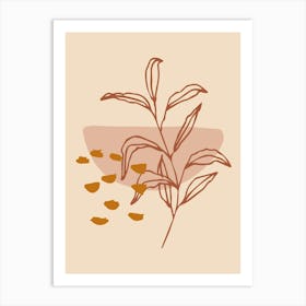 Illustration Of A Plant Art Print