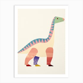 Nursery Dinosaur Art Lesothosaurus 3 Art Print