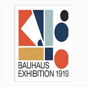 Bauhaus Exhibition 1 Art Print