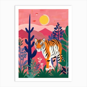 Tiger In The Jungle Art Print