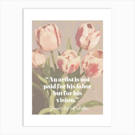Art Quote By James Mcneill Whistler Art Print