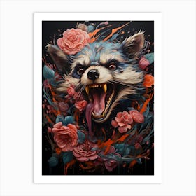 Raccoon Art Print