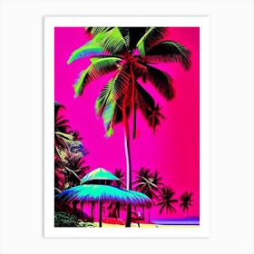 Goa India Palm Pop Art Photography Tropical Destination Art Print