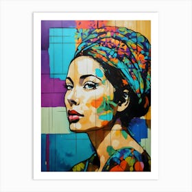 Woman In A Turban Art Print