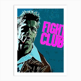 Fight Club movies 1 Art Print