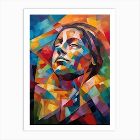 Abstract Of A Woman 8 Art Print