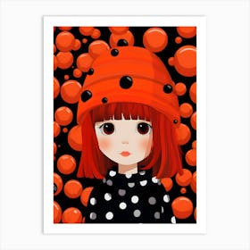 Ladybug Girl Art Print