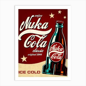 Nuka Cola Ice Cold Art Print