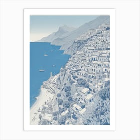 Amalfi Coast Art Print