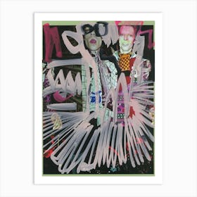 Bowie Collage Art Print