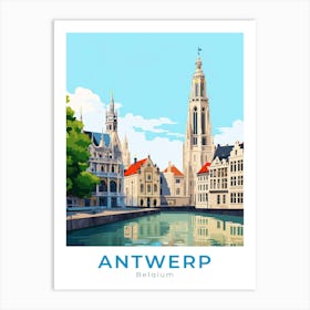 Belgium Antwerp Travel 2 Art Print