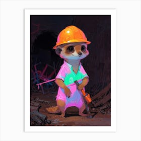 Meerkat 8 Art Print