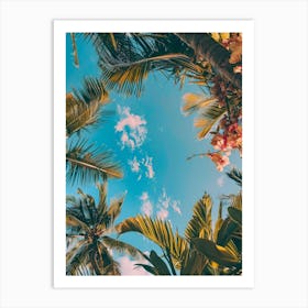 Palm Trees In The Sky 7 Art Print