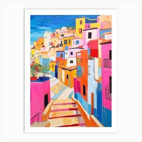 Alicante Spain 1 Fauvist Painting Art Print