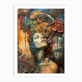 Surreal, colorful, "Moment Of Clarity" Art Print