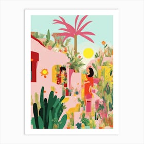 Cactus Garden Art Print