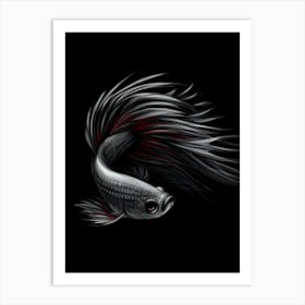 Siamese Fighting Fish Art Print