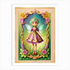 Fairy In A Frame Art Print