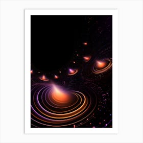 Abstract Space Background 1 Art Print