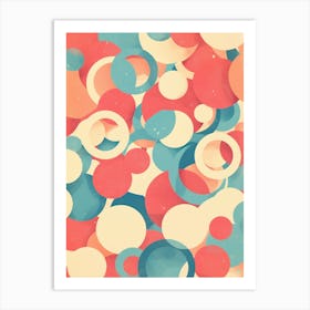 Abstract Circles 4 Art Print