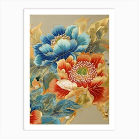 Chinese Flower Painting 10 Art Print