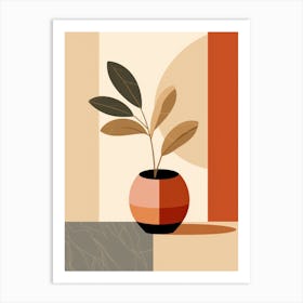 Abstract Plant 1 Art Print